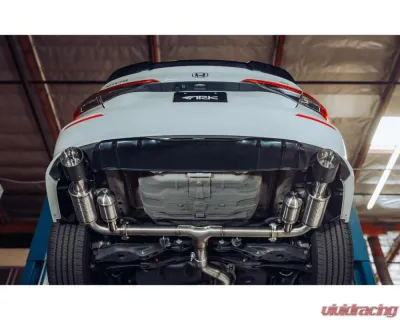 ARK DT-S Stainless Catback Exhaust w/ Carbon Fiber Tip Honda Civic | Acura Integra 2022+ - SM0609-0422D