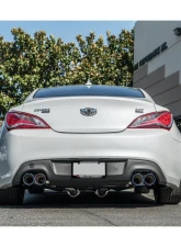ARK DT-S Stainless Catback Exhaust w/ Tecno Tip Hyundai Genesis Coupe 2.0T 2010-2012                                     - SM0702-0302D - Image 2