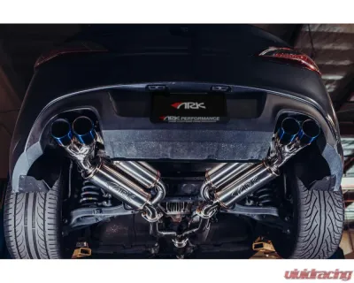 ARK GRIP Stainless Catback Exhaust w/ Polished Tip Hyundai Genesis Coupe 2010-2014 - SM0702-0103G