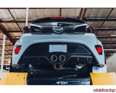 ARK DT-S Stainless Catback Exhaust w/ Polished Tip Hyundai Veloster 2012-2017 - SM0703-0113D