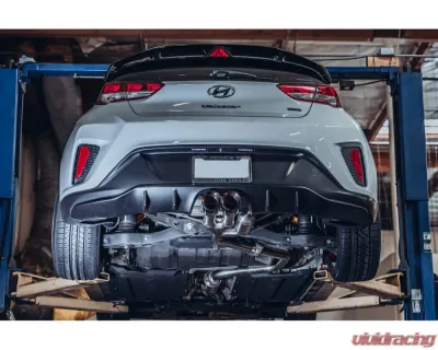 ARK DT-S Stainless Catback Exhaust w/ Polished Tip Hyundai Veloster Turbo 2019+2021 - SM0703-0119D