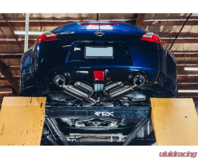 ARK GRIP Stainless Catback Exhaust w/ Polished Tips Nissan 370Z 2009-2020 - SM0901-0109G