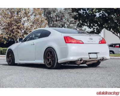 ARK GRIP Stainless Catback Exhaust w/ Tecno Tip Infiniti G37 Coupe 2008-2015 - SM1102-0303G