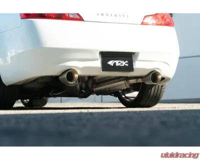 ARK GRIP Stainless Catback Exhaust w/ Polished Tip Infiniti G37 Coupe 2008-2015 - SM1102-0107G