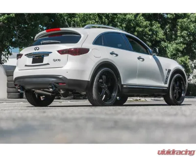 ARK GRIP Stainless Catback Exhaust w/ Polished Tip Infiniti FX35 | FX37 | QX70 2009-2019 - SM1104-0107G