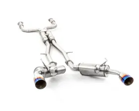 ARK GRIP Stainless Catback Exhaust w/ Burnt Tip Infiniti Q50 2014-2015