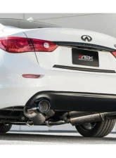 ARK GRIP Stainless Catback Exhaust w/ Polished Tip Infiniti Q50 2014-2015                                     - SM1106-0107G - Image 3