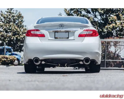 ARK GRiP Stainless Exhaust System w/ Burnt Tip Infiniti M37 | Q70 2011-2019 - SM1107-0211G