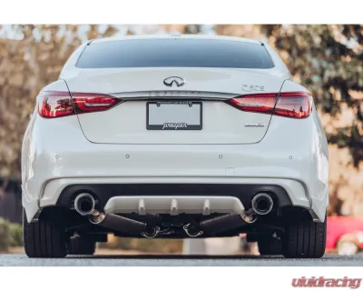 ARK GRIP Stainless Catback Exhaust w/ Polished Tip Infiniti Q50 2014+ - SM1130-0107G