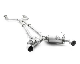 ARK GRIP Stainless Catback Exhaust w/ Polished Tip Infiniti Q60 2017+