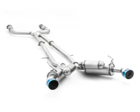 ARK GRIP Stainless Catback Exhaust w/ Burnt Tip Infiniti Q60 2017+