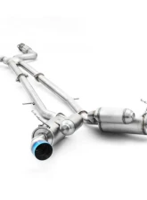 ARK GRIP Stainless Catback Exhaust w/ Burnt Tip Infiniti Q60 2017+                                     - SM1160-0216G - Image 4