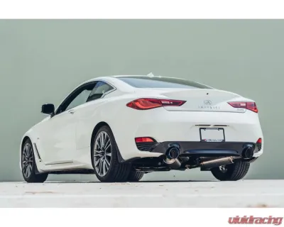 ARK GRIP Stainless Catback Exhaust w/ Polished Tip Infiniti Q60 2017+ - SM1160-0116G