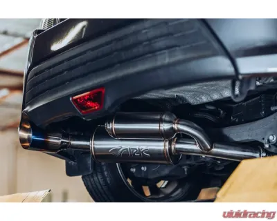ARK GRIP Stainless Catback Exhaust w/ Polished Tip Scion tC 2011-2013 - SM1201-0110G