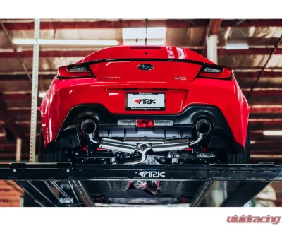 ARK DT-S Stainless Catback Exhaust w/ Polished Tip Scion FR-S | Subaru BRZ | Toyota GT-86 2013+ - SM1202-0113D