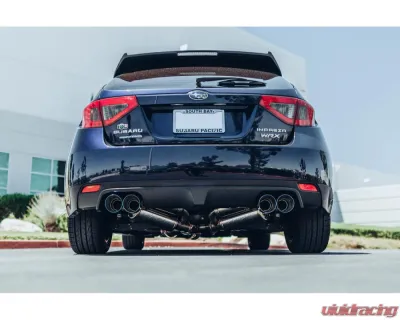 ARK GRIP Stainless Catback Exhaust w/ Polished Tip Subaru WRX | STI 2008-2014 - SM1301-0110G