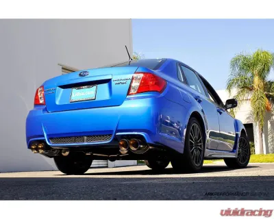 ARK DT-S Stainless Catback Exhaust w/ Polished Tip Subaru WRX | STI 2011-2014 - SM1302-0110D