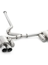 ARK DT-S Stainless Catback Exhaust w/ Polished Tip Subaru WRX | STI 2015-2021                                     - SM1304-0115D - Image 4