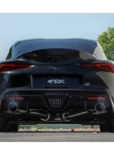 ARK DT-S Stainless Catback Exhaust w/ Polished Tip Toyota Supra GR A90 2020+                                     - SM1410-0119D - Image 3