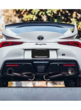 ARK DT-S Stainless Catback Exhaust w/ Burnt Tip Toyota Supra GR A90 2020+                                     - SM1410-0219D - Image 3