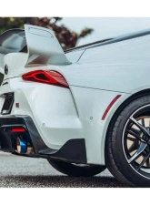 ARK DT-S Stainless Catback Exhaust w/ Burnt Tip Toyota Supra GR A90 2020+                                     - SM1410-0219D - Image 4