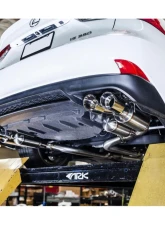 ARK GRIP Stainless Catback Exhaust w/ Carbon Fiber Tip Lexus IS300 | IS350 2017-2020                                     - SM1502-4417G - Image 3