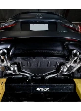 ARK GRiP Stainless Catback Exhaust w/ Burnt Tip Lexus RC-F 2015-2021                                     - SM1503-0215G - Image 2