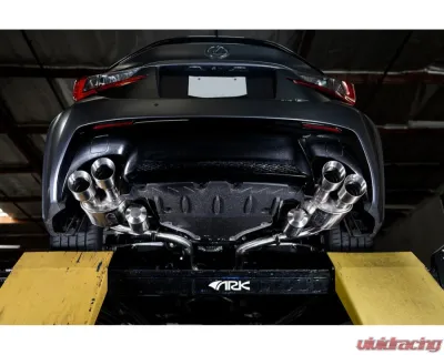 ARK GRiP Stainless Catback Exhaust w/ Burnt Tip Lexus RC-F 2015-2021 - SM1503-0215G