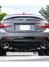 ARK GRiP Stainless Catback Exhaust w/ Burnt Tip Lexus RC-F 2015-2021                                     - SM1503-0215G - Image 3