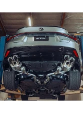ARK GRIP Stainless Catback Exhaust w/ Polished Tip Lexus IS500 2022+                                     - SM1505-0122G - Image 2