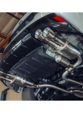 ARK GRIP Stainless Catback Exhaust w/ Polished Tip Lexus IS500 2022+                                     - SM1505-0122G - Image 4