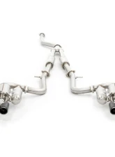 ARK GRIP Stainless Catback Exhaust w/ Carbon Fiber Tip Lexus IS300 2017-2020                                     - SM1520-4417G - Image 4