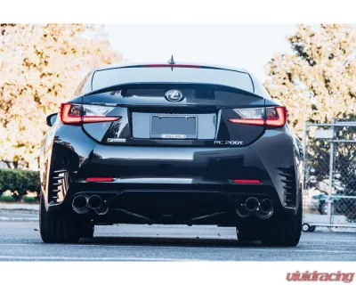 ARK GRiP Stainless Catback Exhaust Resonated w/ Burnt Tip Lexus RC 200T 2016-2017 - SM1542-0216G