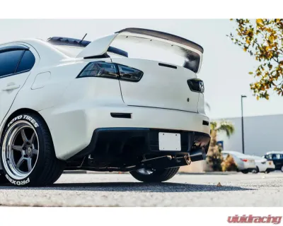 ARK N-II Stainless Catback Exhaust w/ Polished Tip Mitsubishi Evolution X 2008-2016 - SM1801-0003N