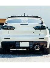 ARK N-II Stainless Catback Exhaust w/ Polished Tip Mitsubishi Evolution X 2008-2016                                     - SM1801-0003N - Image 4