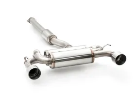 ARK DT-S Stainless Catback Exhaust w/ Polished Tip Mitsubishi Evolution X 2008-2016
