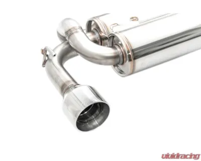 ARK DT-S Stainless Catback Exhaust w/ Polished Tip Mitsubishi Evolution X 2008-2016 - SM1801-0103D