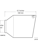 ARK 4.5"/6.3" Length Burnt Tip Universal Exhaust                                     - TIP004-1 - Image 6