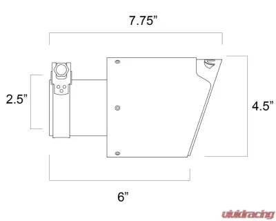 ARK Carbon Fiber 4.5" Slip-On Single Tip Universal - TIP1-CF4.5