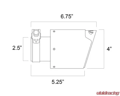 ARK Carbon Fiber 4" Slip-on Single Tip - TIP1-CF4