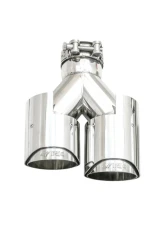 ARK Stainless Steel 3.5" Driver Side Slip-On Dual Tips                                     - TIP4-SS3.5LH - Image 3