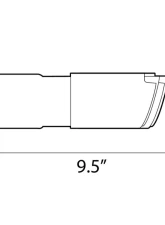 ARK Stainless Steel 3.5" Driver Side Slip-On Dual Tips                                     - TIP4-SS3.5LH - Image 3