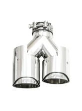 ARK Stainless Steel 3.5" Passenger Side Slip-On Dual Tips                                     - TIP4-SS3.5RH - Image 3