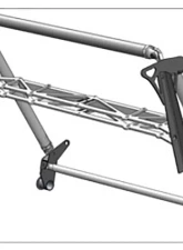 Brey Kraus B-Pillar Brace and Truss Support System Porsche 911 Coupe 1974 - 1988                                     - R-1926 - Image 9