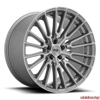 Niche 1 Piece Premio M251 Wheel 19x9.5 5x112 +48mm Platinum - M2511995F8+48