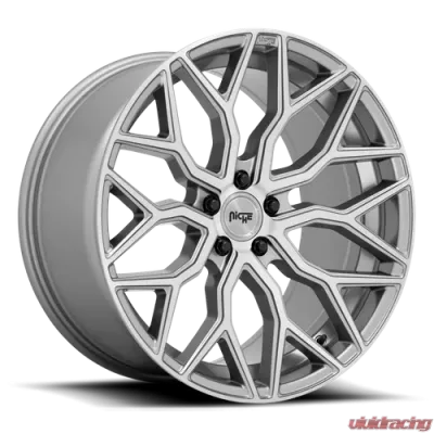 Niche 1 Piece Mazzanti M265 Wheel 20x10.5 5x120 +35mm Anthracite Brushed Tint Clear - M265200521+35