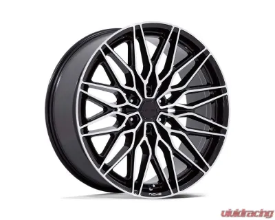 Niche NC278 Calabria 6 Wheel 24x10 6x139.7 20mm Gloss Black Machined - NC278BD24106820