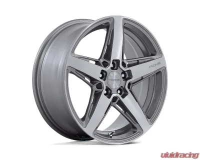 Niche M270 Teramo Wheel 18x8 5x4.25 40mm Anthracite Brushed Face Tint Clear - M270188031+40