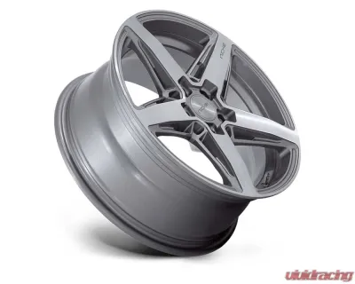 Niche M270 Teramo Wheel 18x8 5x100 30mm Anthracite Brushed Face Tint Clear - M270188080+30