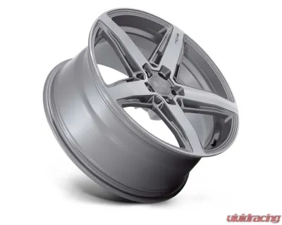 Niche M270 Teramo Wheel 20x9 5x4.5 25mm Anthracite Brushed Face Tint Clear - M270209065+25